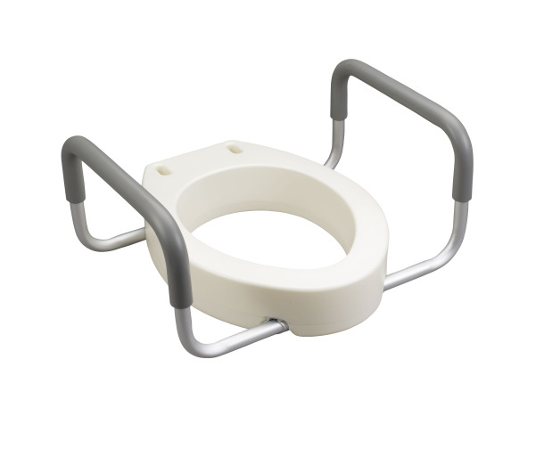 Raised Toilet Seat with Arms