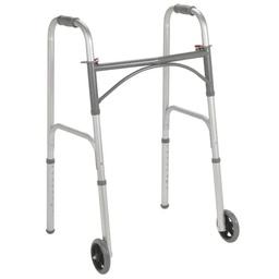 [YK7210] Deluxehub™ Two Button Folding Walker with wheels