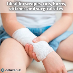 Fluff Gauze, 4 1/2 in X 4 1/10 YD, 6 PLY, Pack of 10 (10)